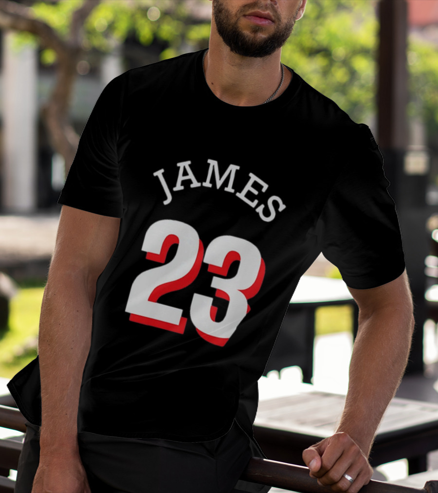 LeBron James 23 Jersey Philadelphia 76ers T-Shirt