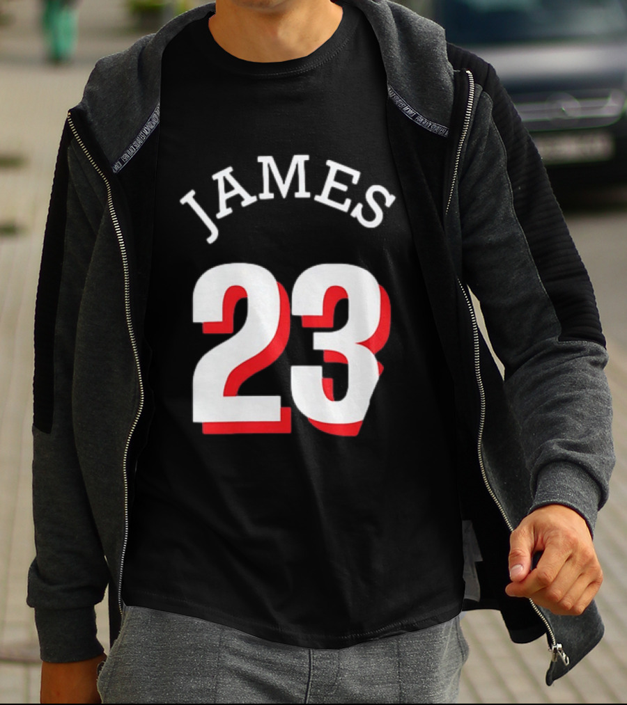 LeBron James 23 Jersey Philadelphia 76ers T-Shirt