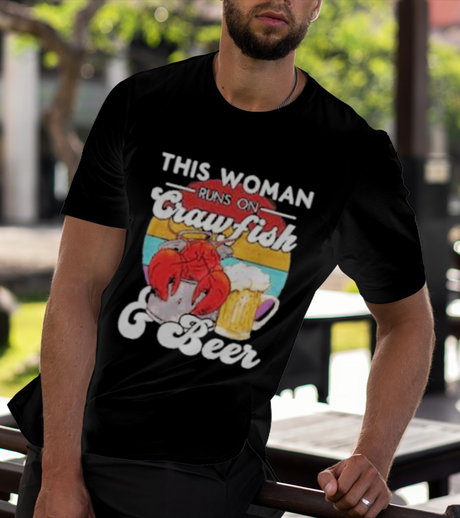 This Woman Runs On Crawfish And Beer With Vintage T-Shirt