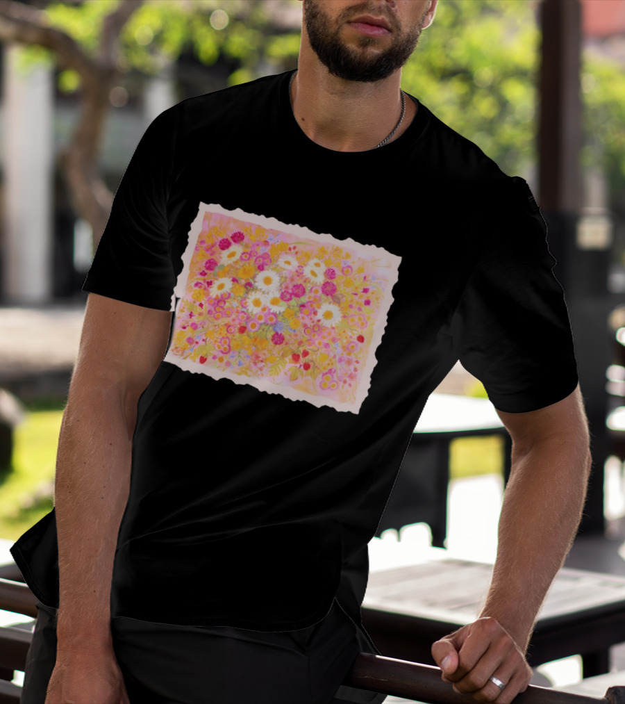 Weeds Are Flowers Too A A Milne Floral Painting With Colorful Blossoms T-Shirt