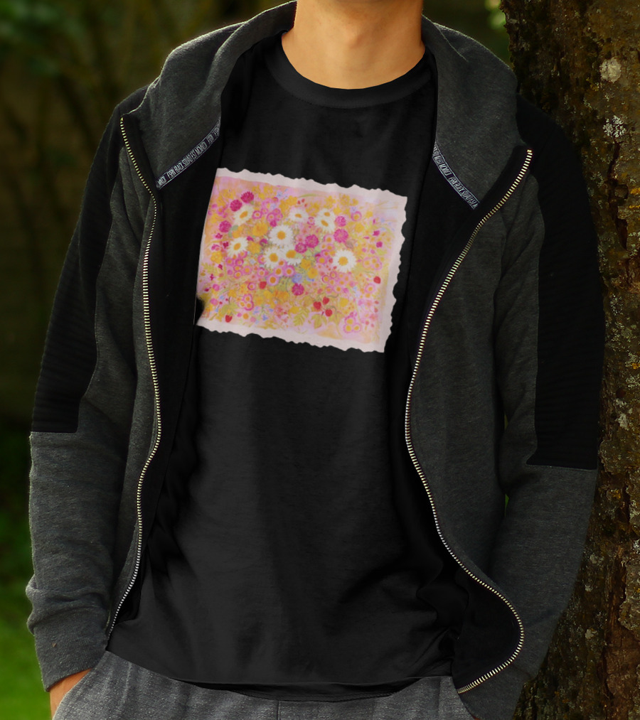 Weeds Are Flowers Too A A Milne Floral Painting With Colorful Blossoms T-Shirt
