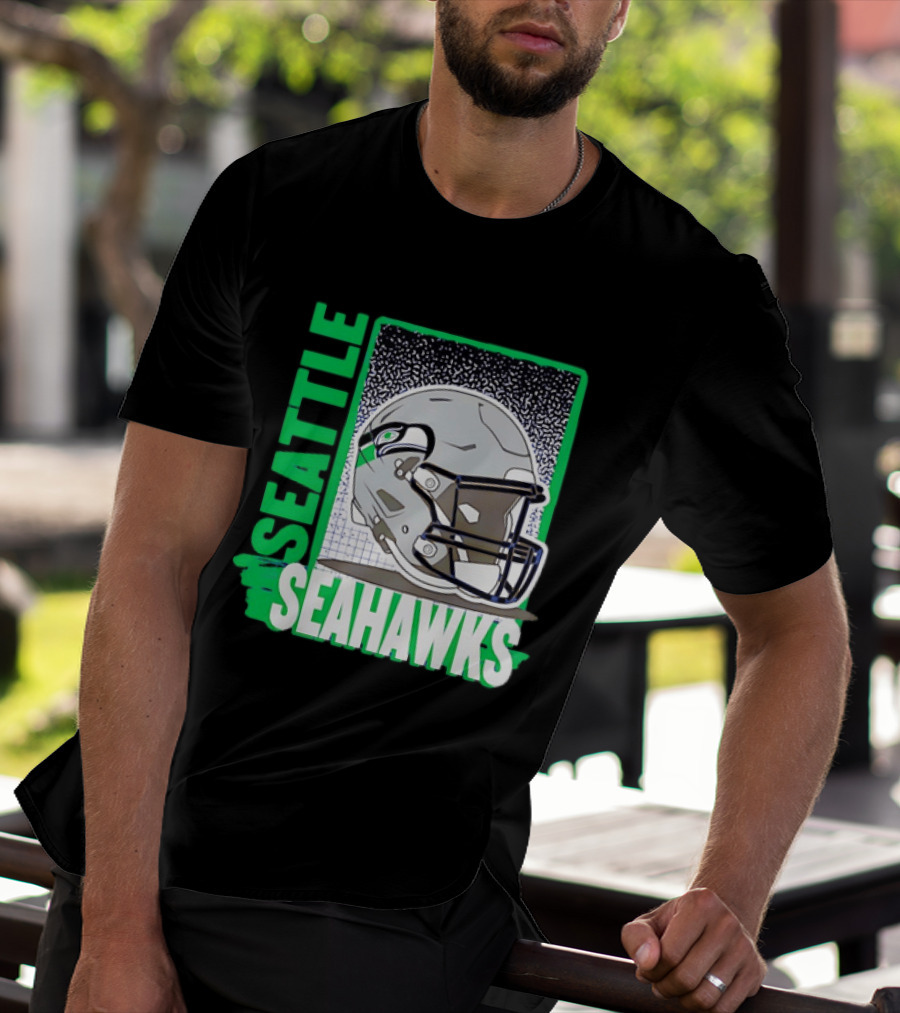 Seattle Seahawks Helmet NFL Football Team Gear T-Shirt