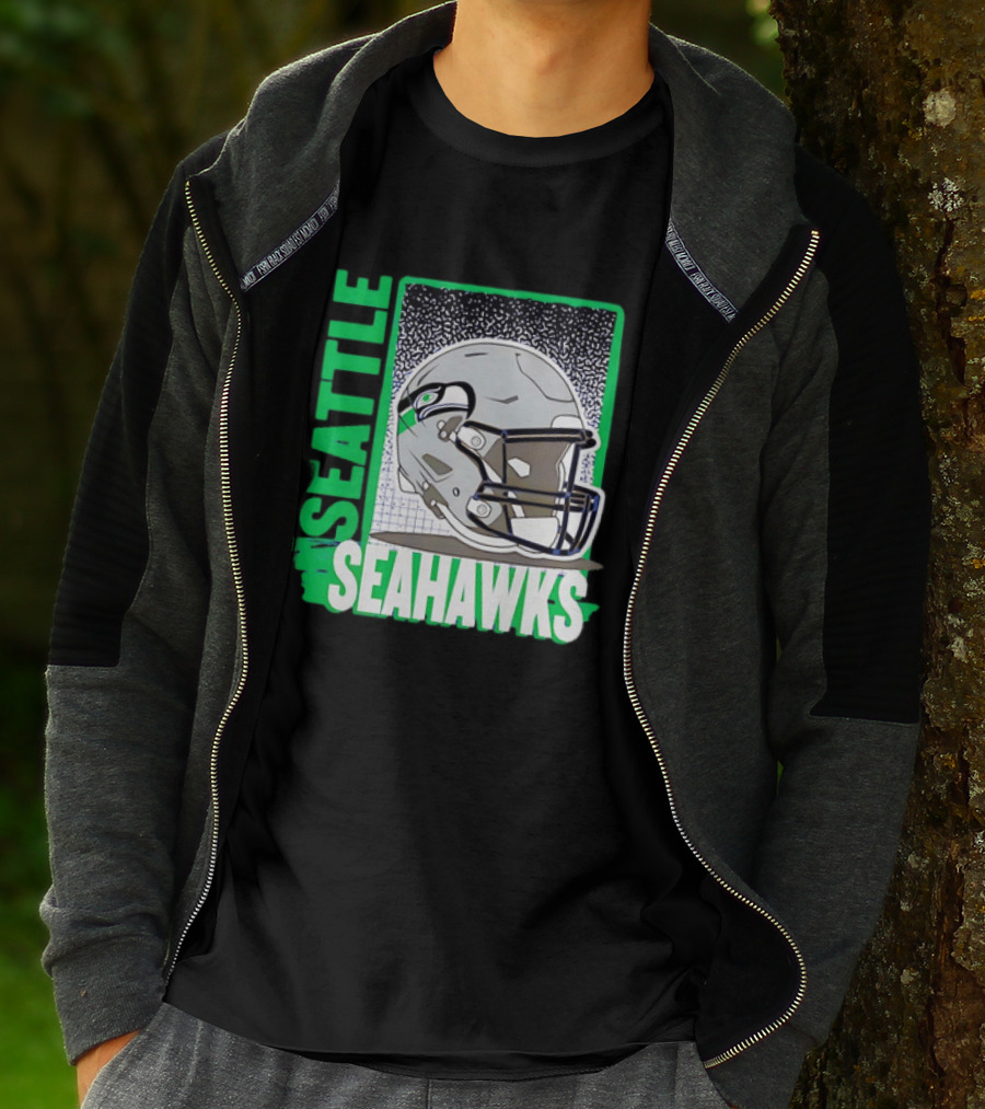 Seattle Seahawks Helmet NFL Football Team Gear T-Shirt