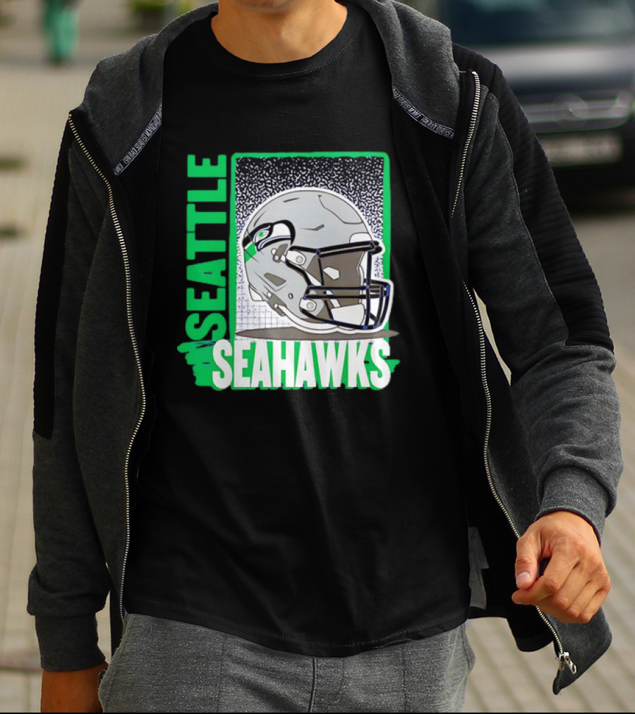 Seattle Seahawks Helmet NFL Football Team Gear T-Shirt