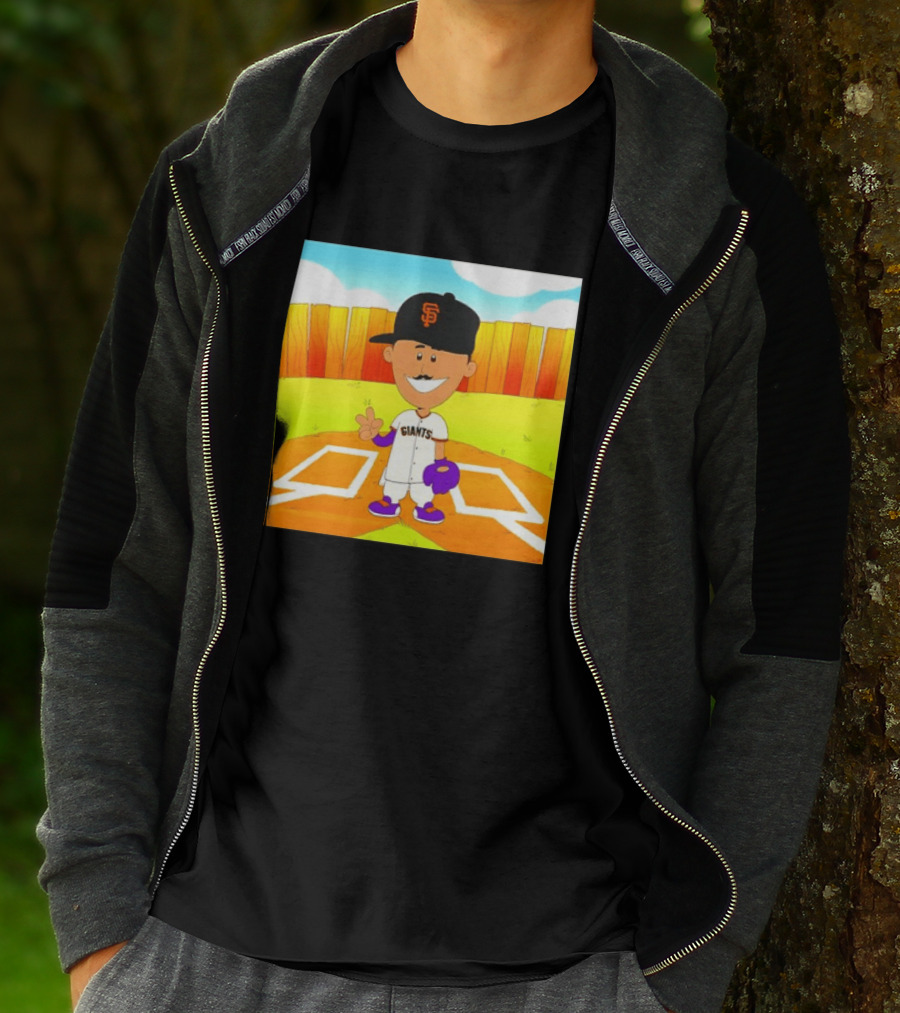 Willy Adames San Francisco Giants Cartoon Player T-Shirt