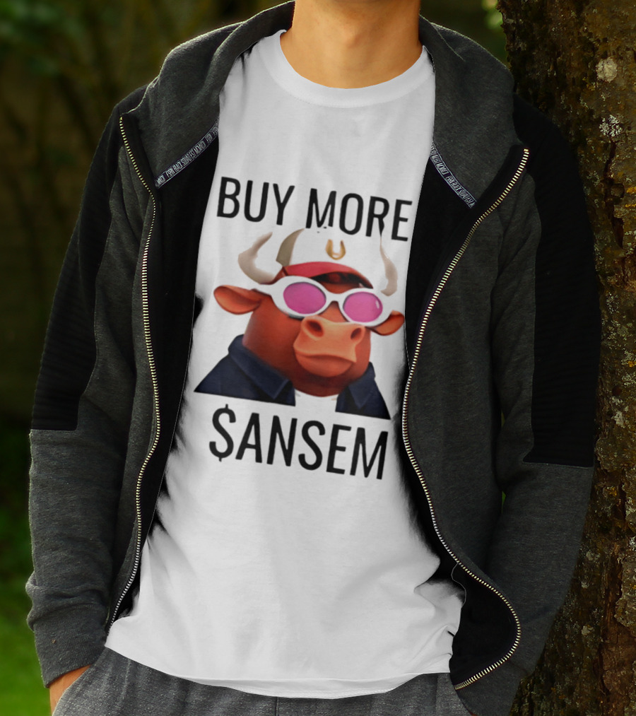 BUY MORE SANSEM Crypto Bull Finance T-Shirt