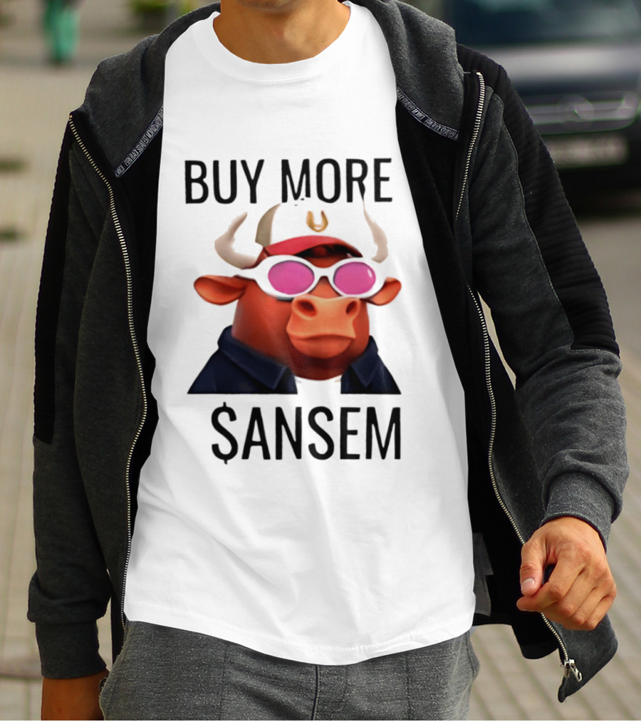 BUY MORE SANSEM Crypto Bull Finance T-Shirt
