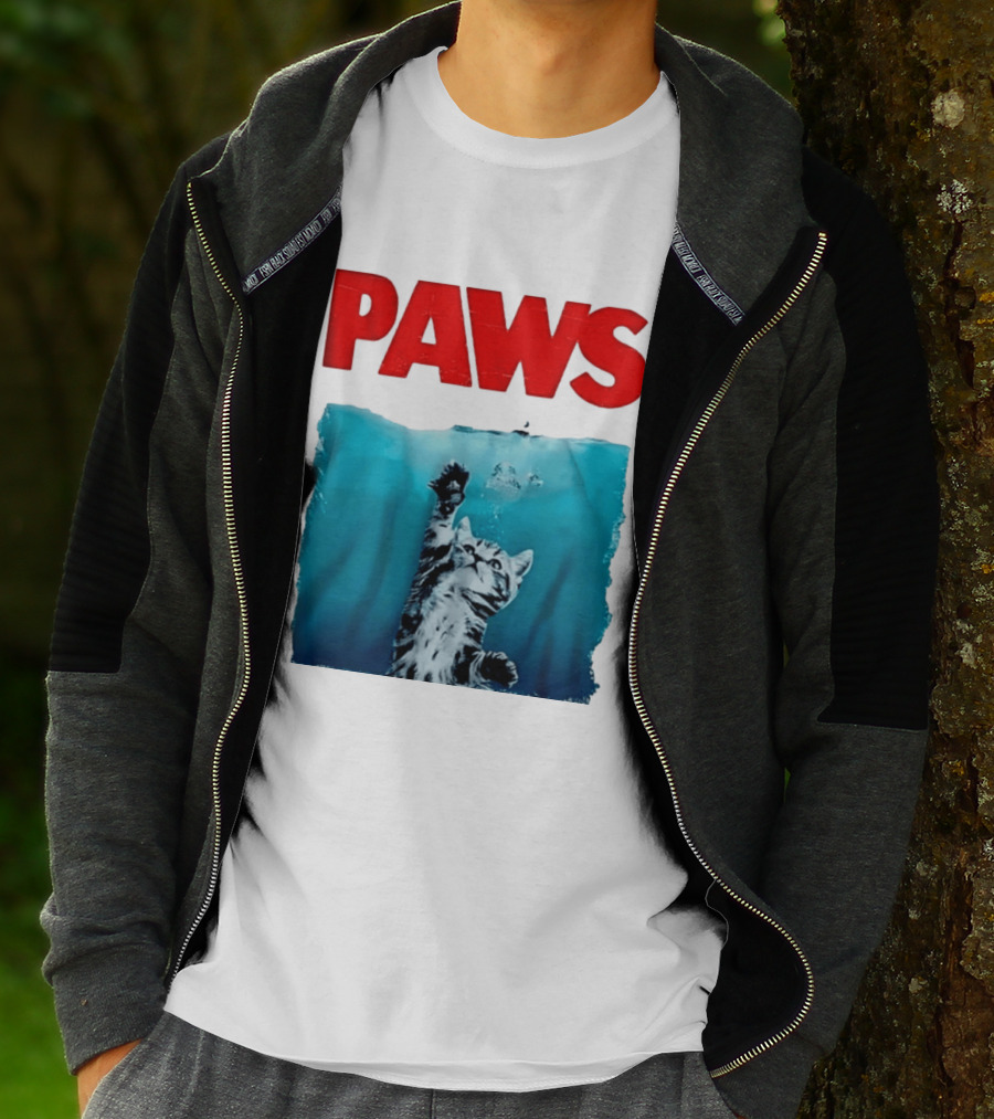PAWS Cat Kitten Jaws T-Shirt