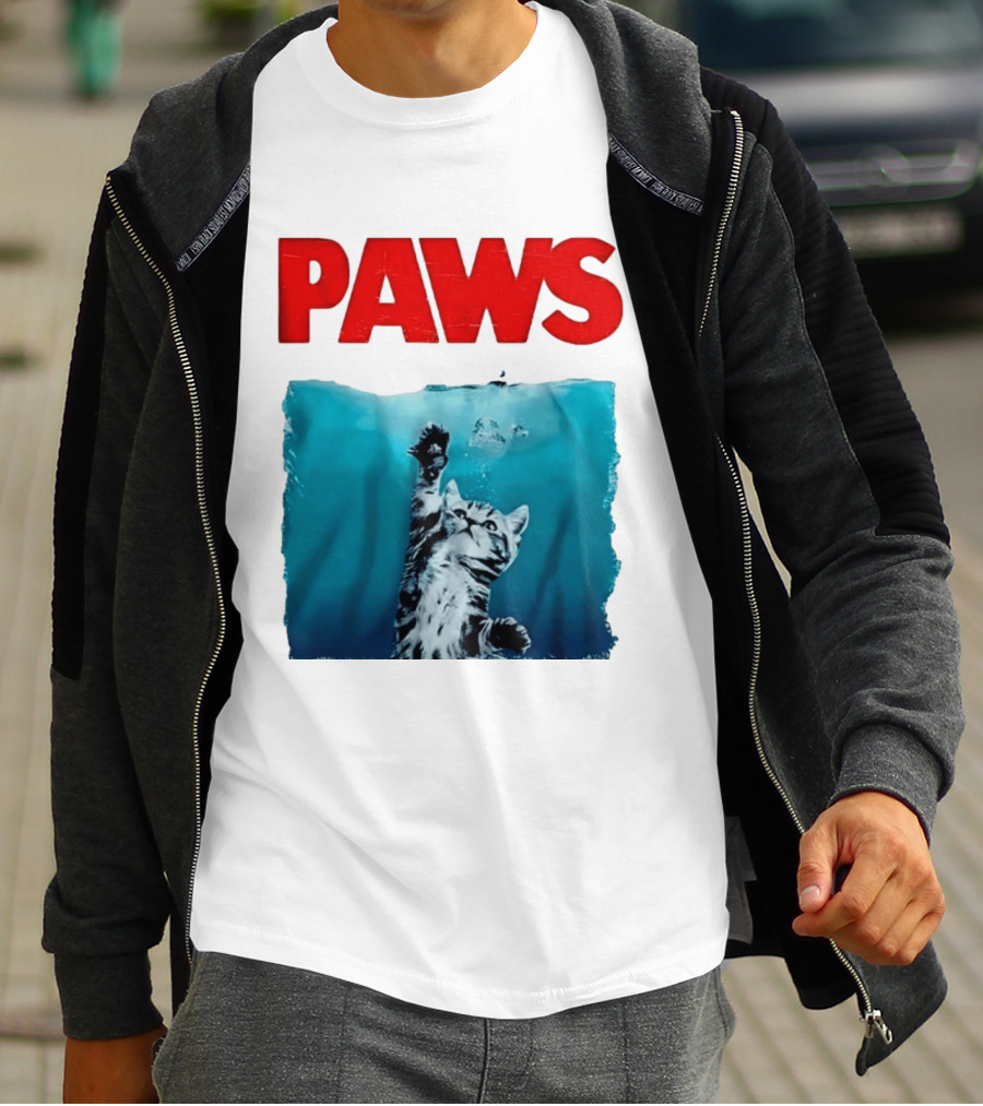 PAWS Cat Kitten Jaws T-Shirt