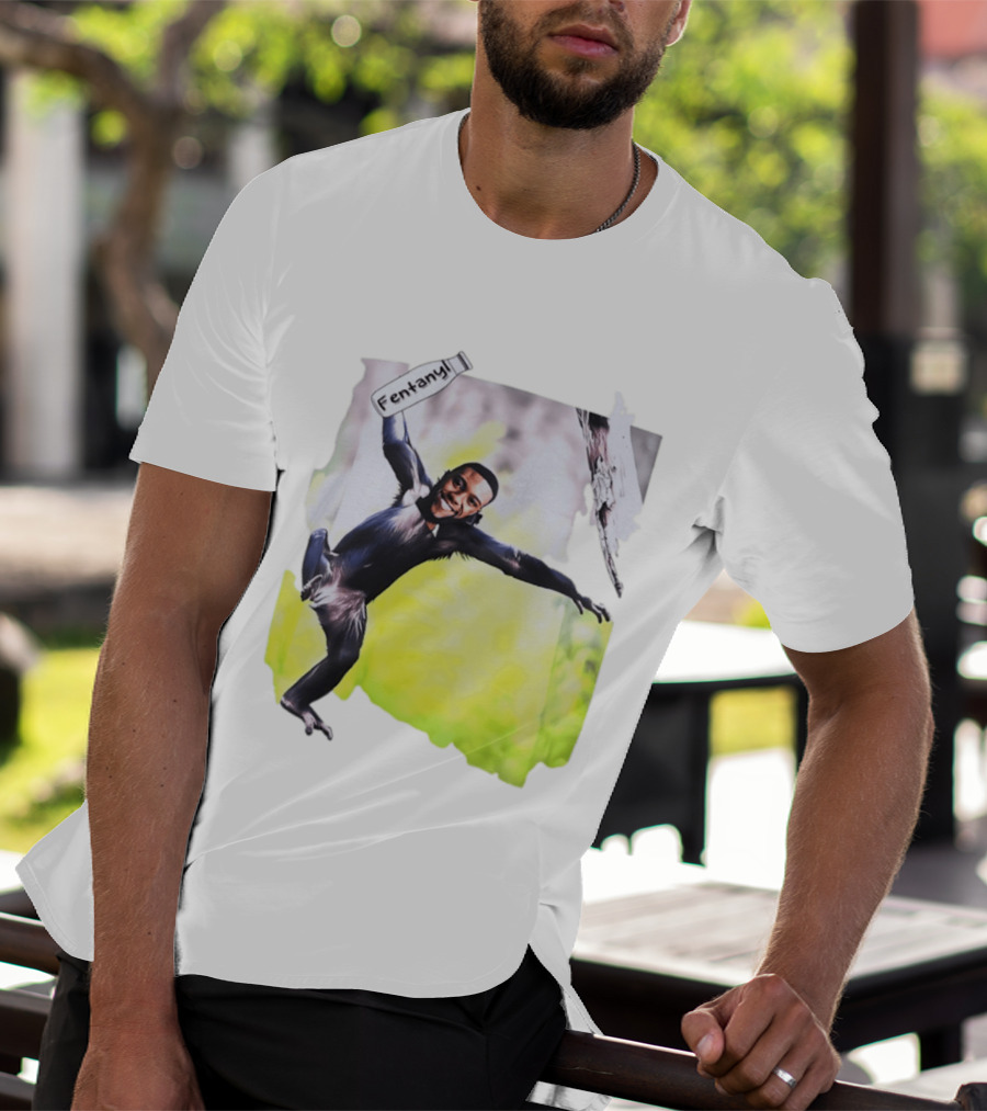Chadwick Boseman Fentanyl Monkey T-Shirt