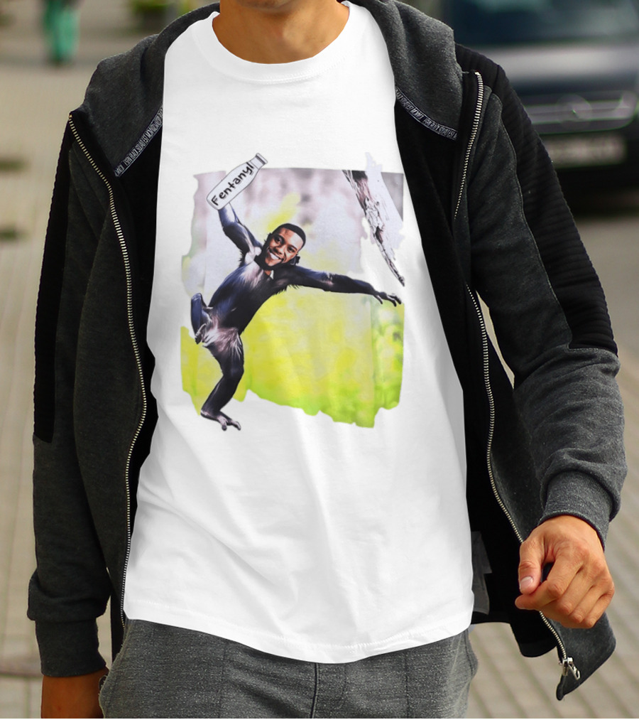 Chadwick Boseman Fentanyl Monkey T-Shirt