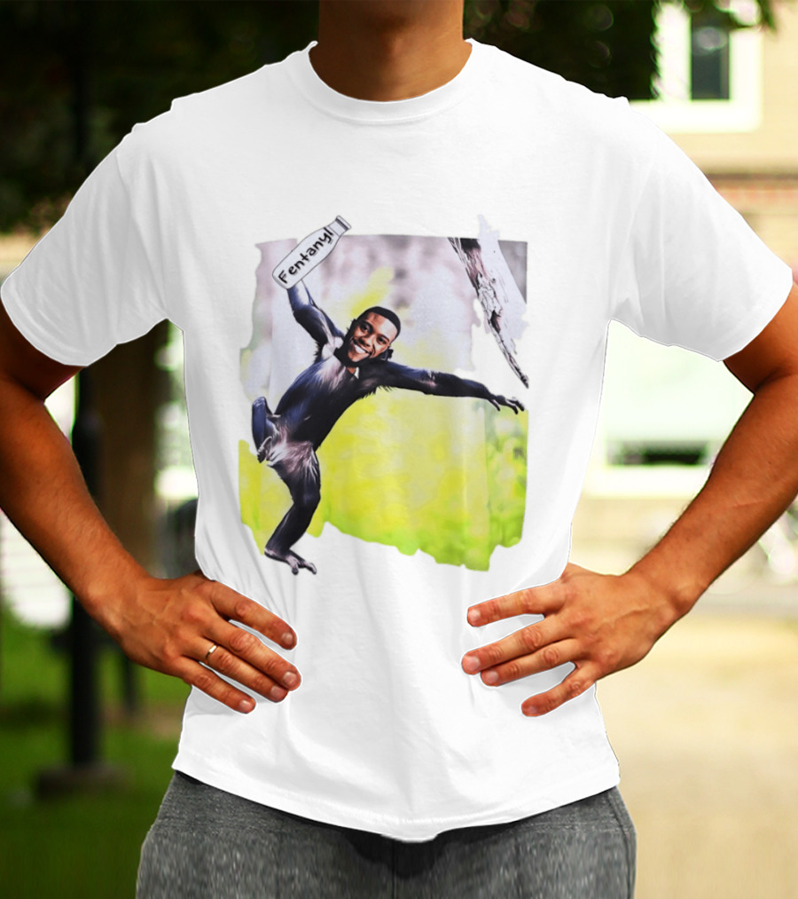 Chadwick Boseman Fentanyl Monkey T-Shirt
