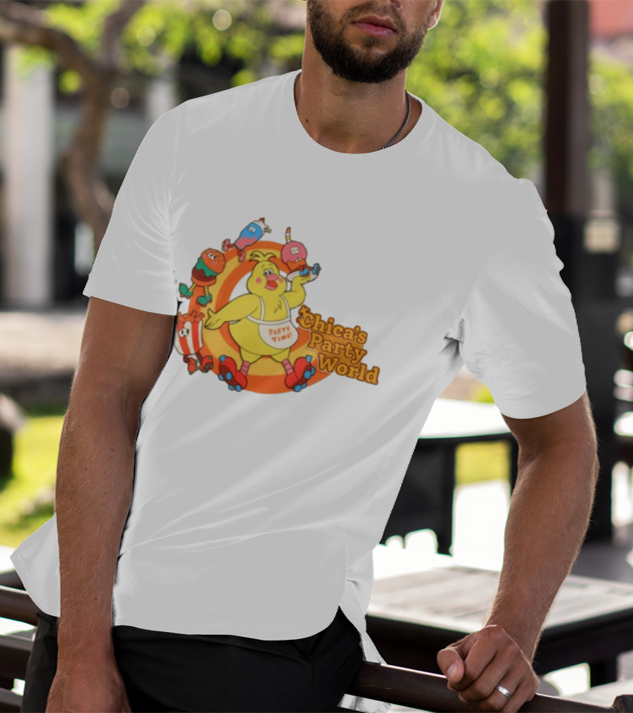 Hex Store Hex X Fnaf Chica's Party World Secret Of The Mimic 2 Party Time T-Shirt