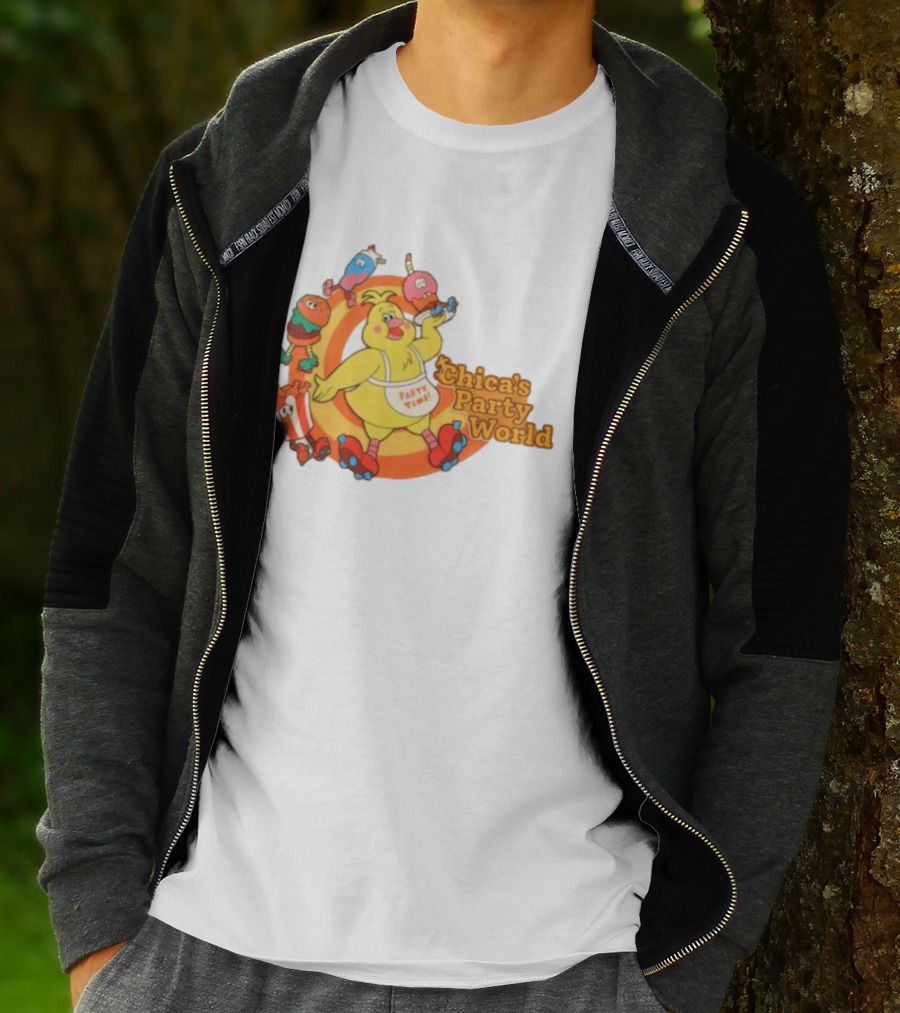 Hex Store Hex X Fnaf Chica's Party World Secret Of The Mimic 2 Party Time T-Shirt