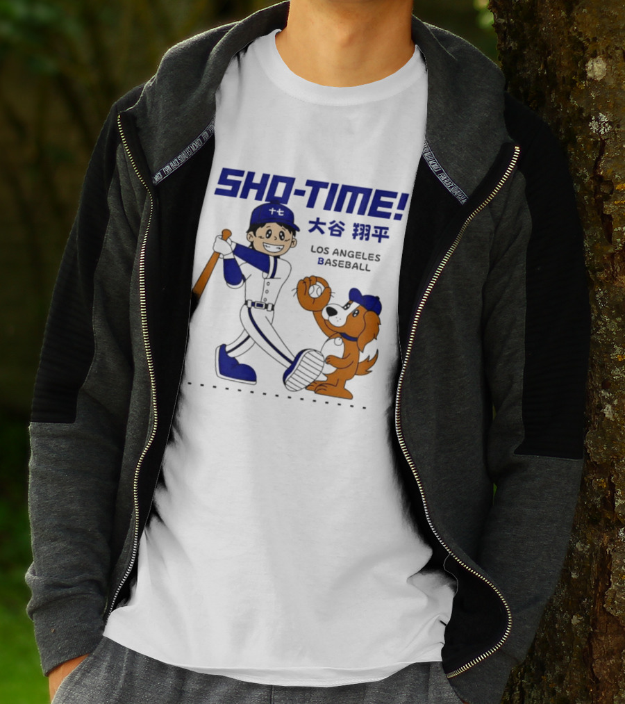 SHO TIME Shohei Ohtani Los Angeles Baseball Anime T-Shirt