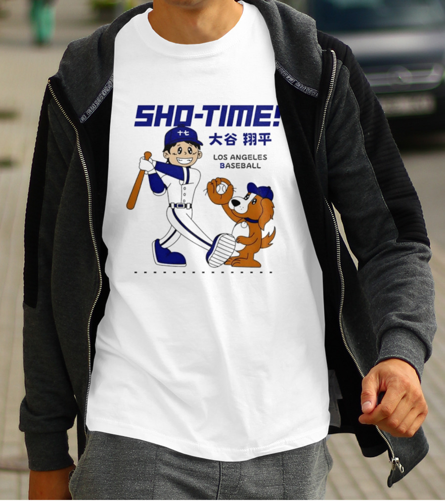 SHO TIME Shohei Ohtani Los Angeles Baseball Anime T-Shirt