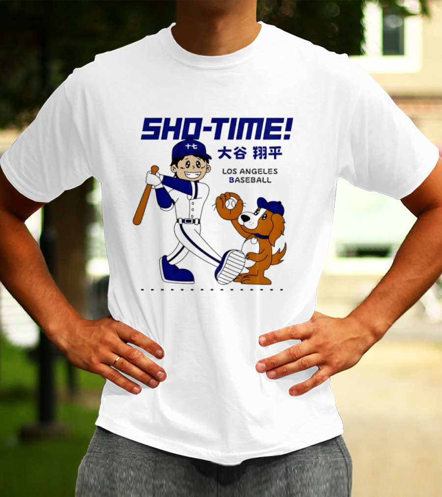 SHO TIME Shohei Ohtani Los Angeles Baseball Anime T-Shirt
