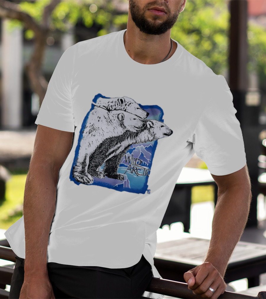 Polar Bear Trio Wild Arctic Sea World Wildlife T-Shirt