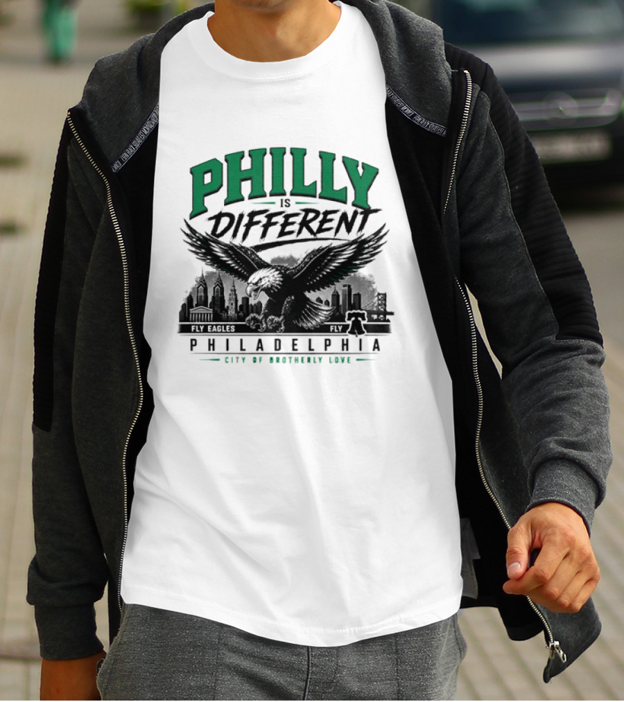Philly Is Different Philadelphia Eagles City Of Brotherly Love T-Shirt