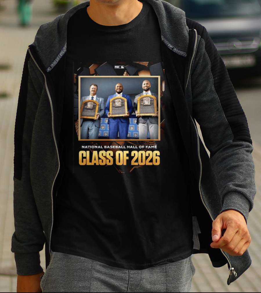 National Baseball Hall Of Fame Class Of 2026 MLB Legends Induction Celebration T-Shirt