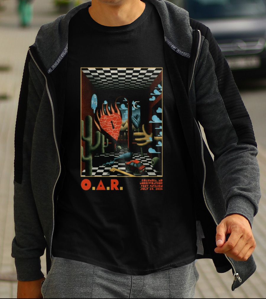 O.A.R Merriweather Post Pavilion Columbia MD July 24 2026 T-Shirt