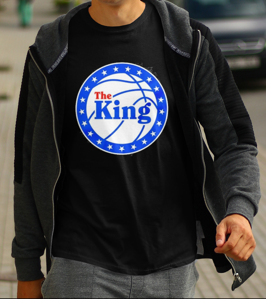 Philadelphia 76ers The King NBA Basketball Stars T-Shirt