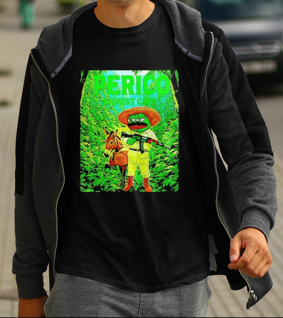 Perico Highest Caff Jungle Donkey Explorer T-Shirt
