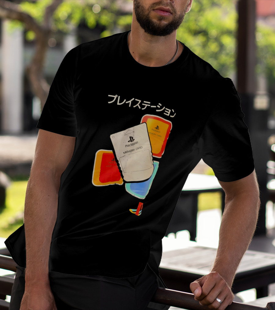 PlayStation Memory Card PS1 Sony Classic Retro Gaming Accessories T-Shirt