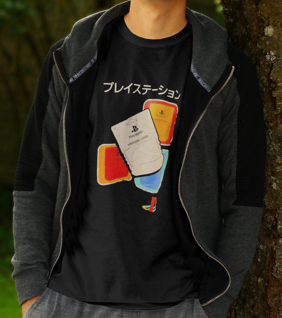 PlayStation Memory Card PS1 Sony Classic Retro Gaming Accessories T-Shirt