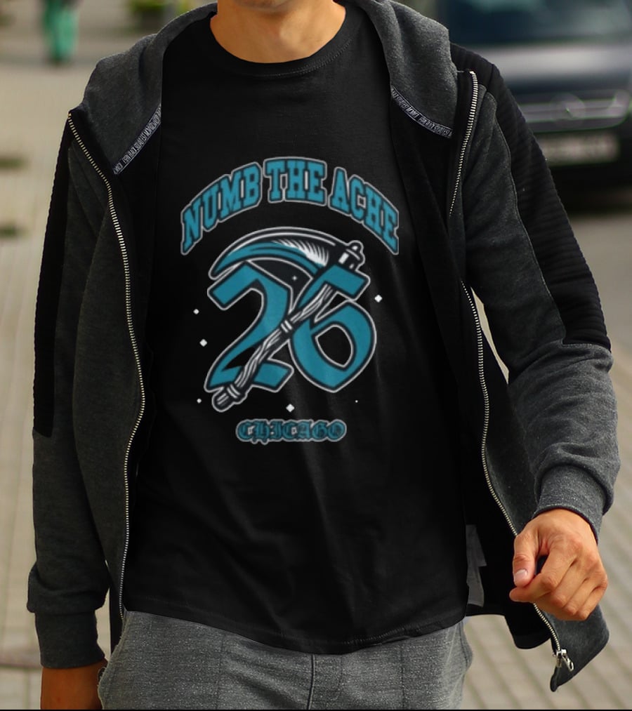 Vctms Store Numb The Ache 26 Chicago Basketball Jersey T-Shirt