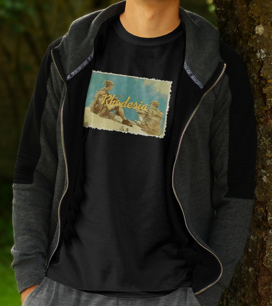 Rhodesia Soldiers Bush War Vintage Nostalgia T-Shirt