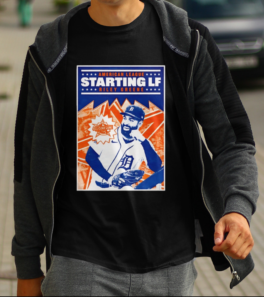 American League Starting LF Riley Greene 2024 All Star Game T-Shirt