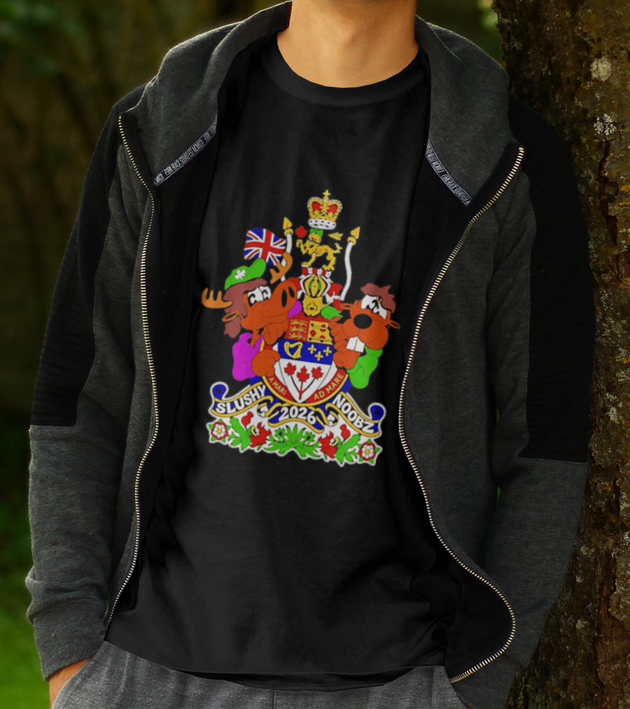 Slushy Noobz 2026 Coat Of Arms A Mari Ad Mare Martin Hamzah T-Shirt