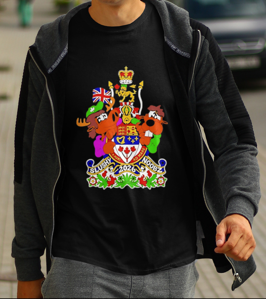 Slushy Noobz 2026 Coat Of Arms A Mari Ad Mare Martin Hamzah T-Shirt