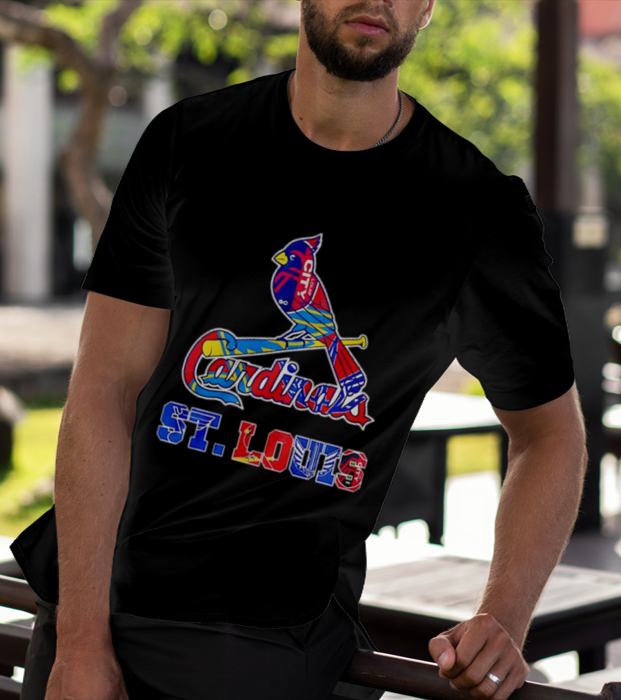 St Louis Cardinals City SC Soccer Baseball T-Shirt