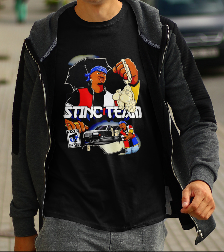 Stinc Team Too Greedy Family Urban Streetwear T-Shirt