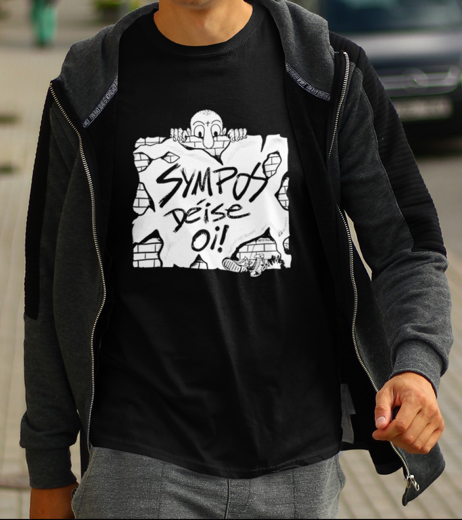 Sympos Deise Oi Skinhead Brick Wall Punk T-Shirt