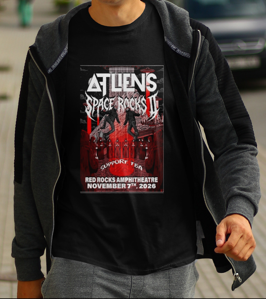 ATLIENS Space Rocks II Red Rocks Amphitheatre November 7 2026 T-Shirt