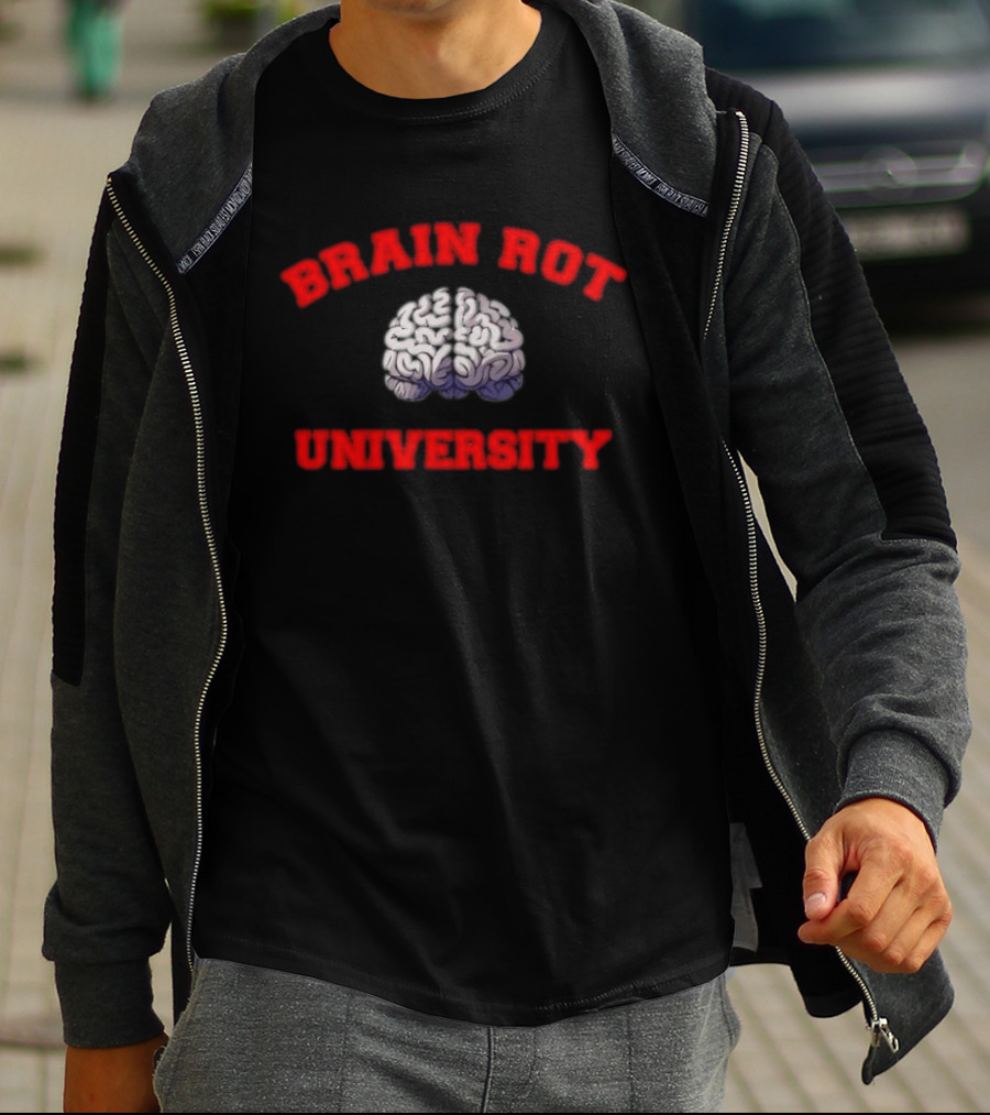 Brain Rot University Human Anatomy Brain T-Shirt