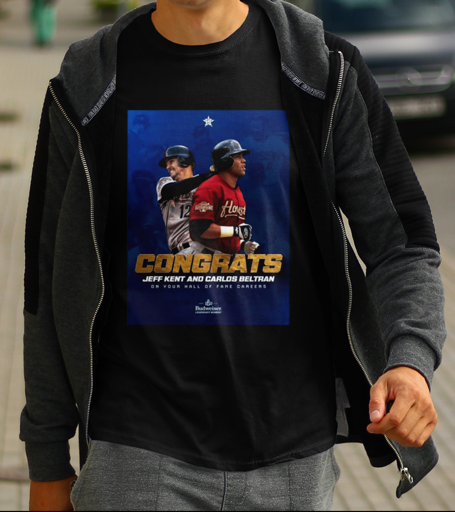 Congrats Jeff Kent And Carlos Beltran Hall Of Fame Careers Legendary Moment T-Shirt