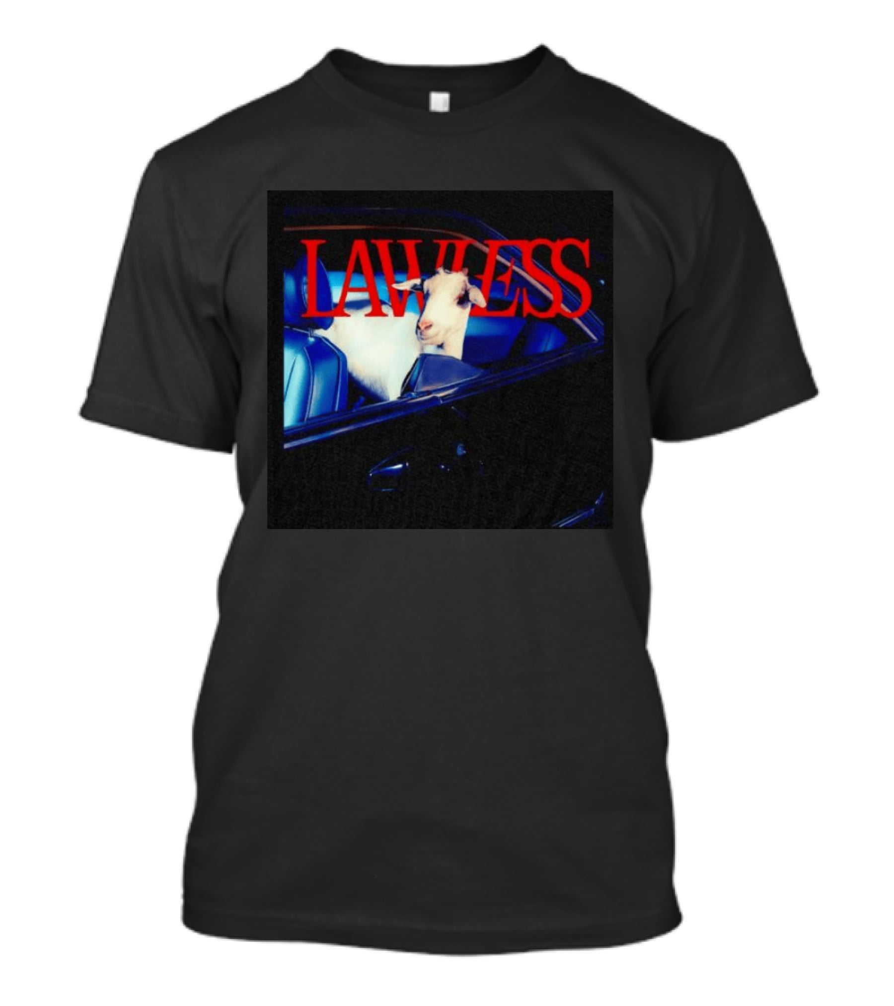 LAWLESS Goat In Car SB Driving T-Shirt