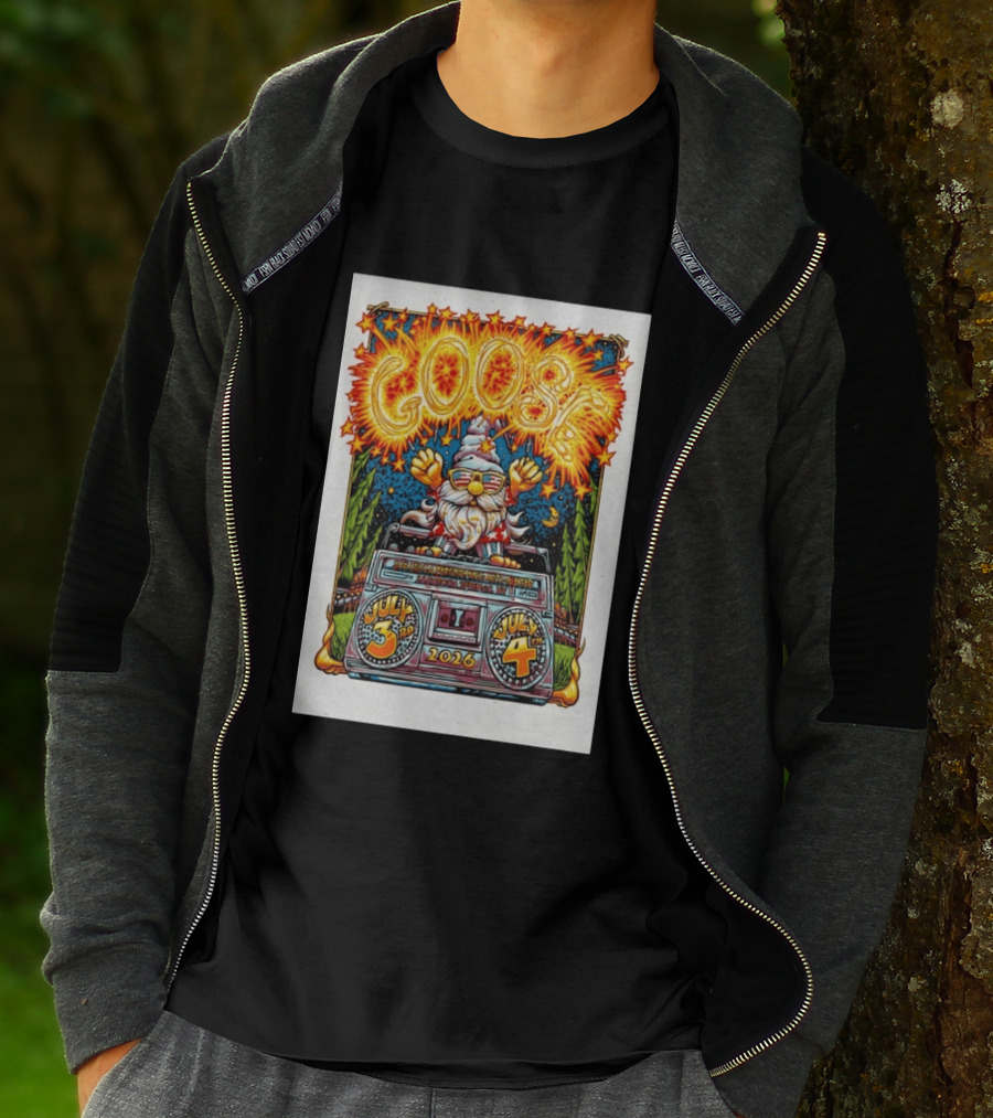 Goose July 3rd 4th 2026 Saratoga Springs NY T-Shirt