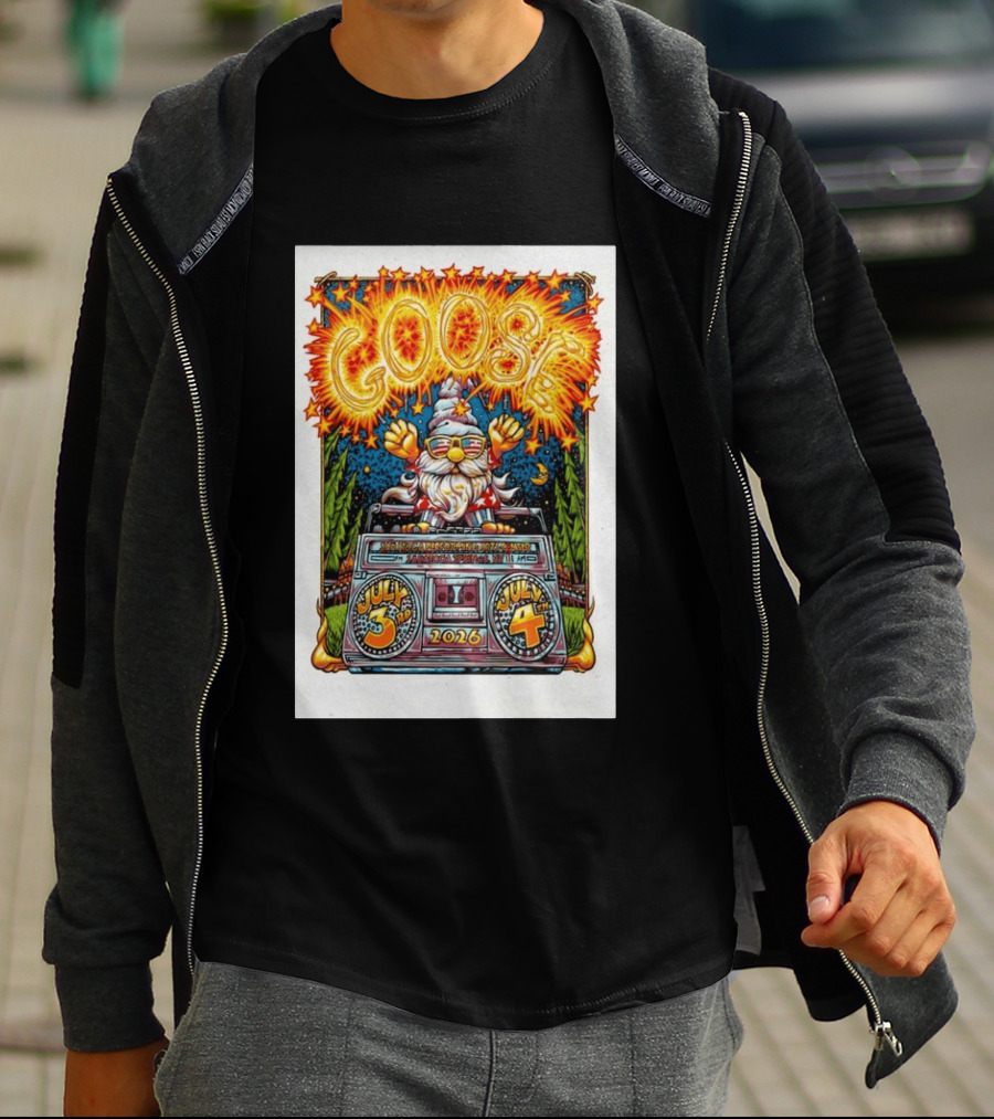 Goose July 3rd 4th 2026 Saratoga Springs NY T-Shirt