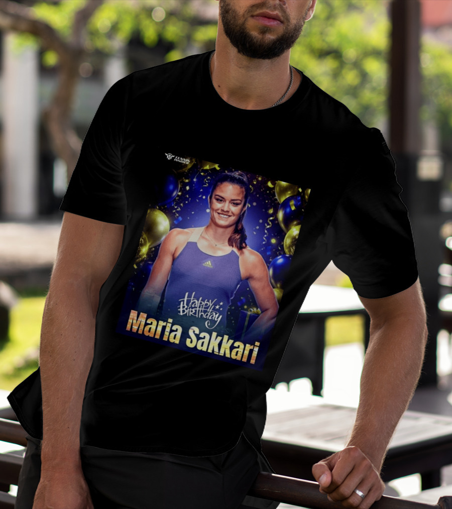 Happy Birthday Maria Sakkari Tennis Insider Celebration T-Shirt