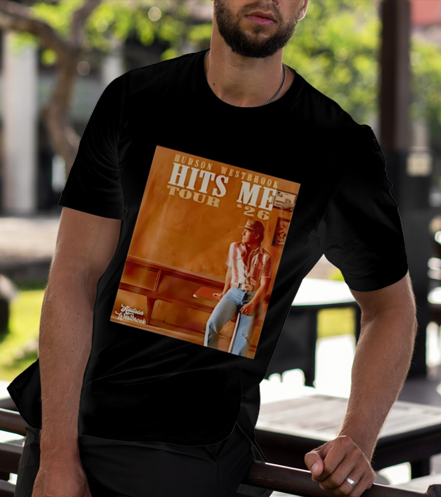 Hudson Westbrook Hits Me Tour '26 Retro Americana T-Shirt