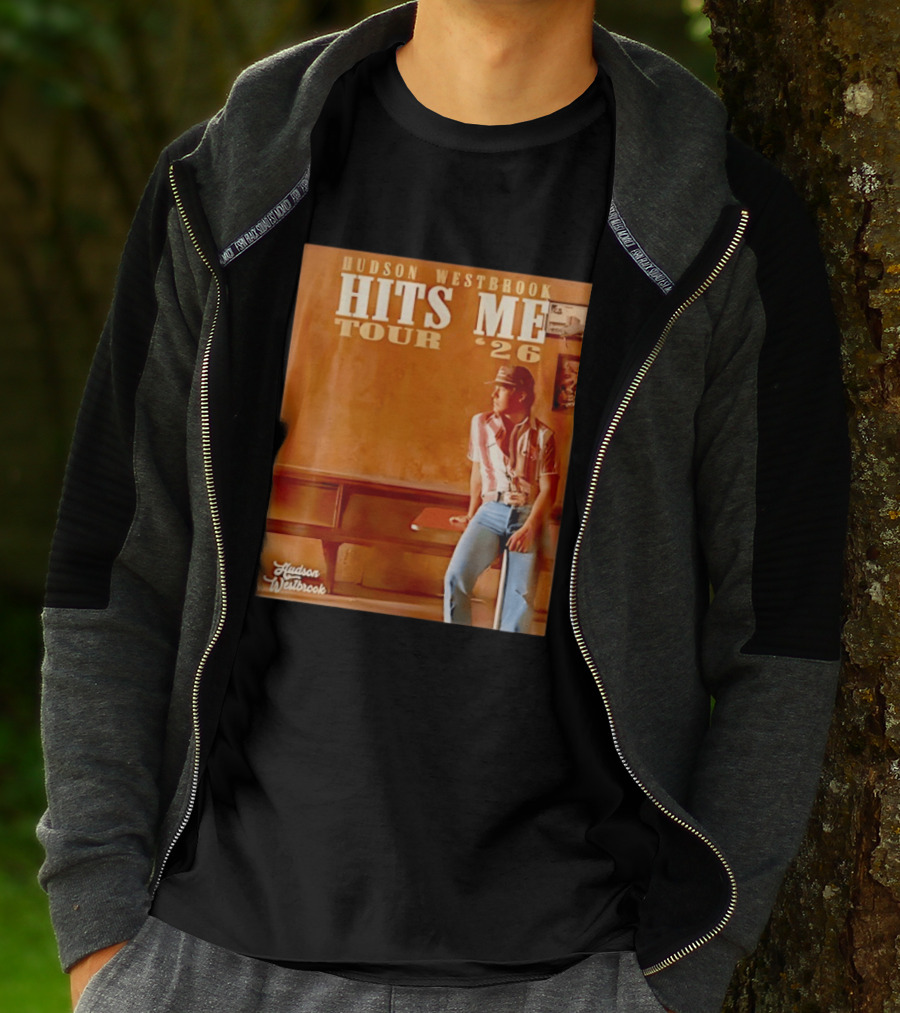 Hudson Westbrook Hits Me Tour '26 Retro Americana T-Shirt