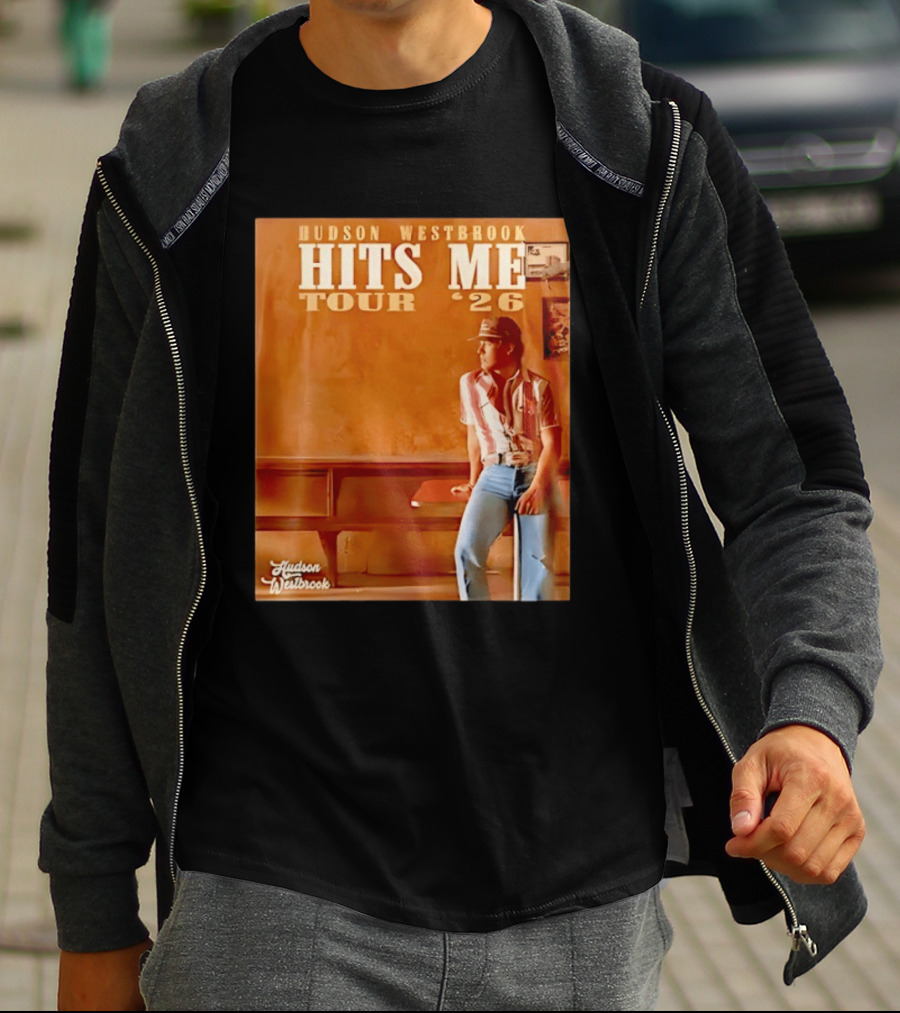 Hudson Westbrook Hits Me Tour '26 Retro Americana T-Shirt