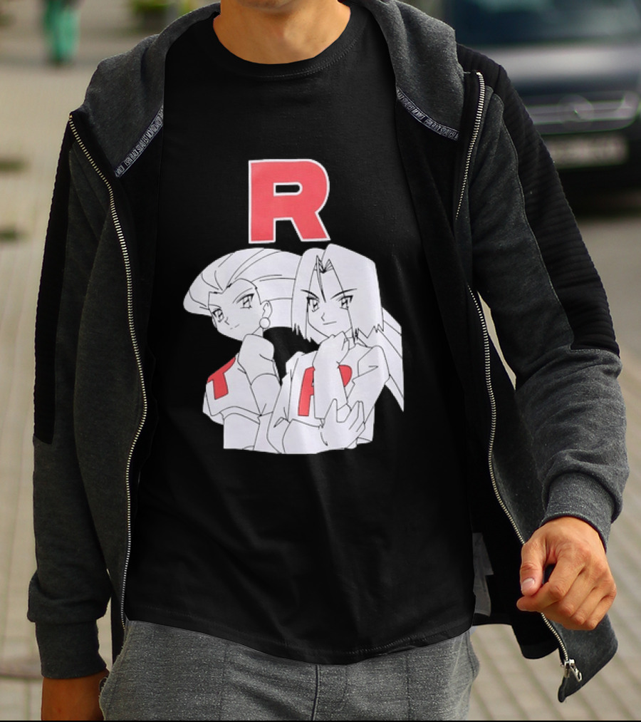 Jessie James Team Rocket R POKEMON Characters T-Shirt