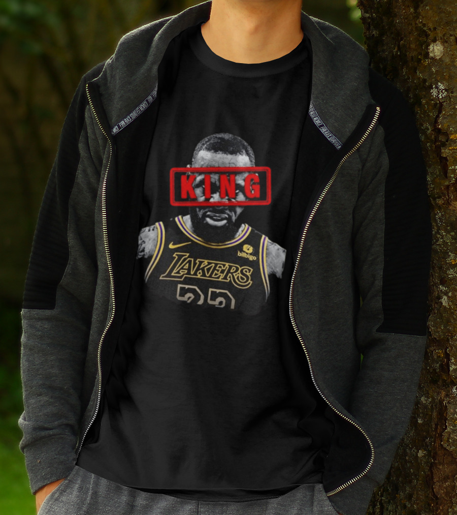 LeBron James Los Angeles Lakers 23 KING Iconic Basketball Legend T-Shirt