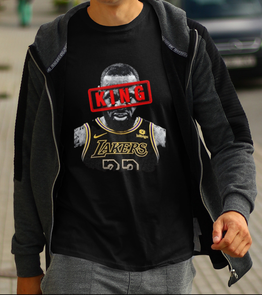 LeBron James Los Angeles Lakers 23 KING Iconic Basketball Legend T-Shirt